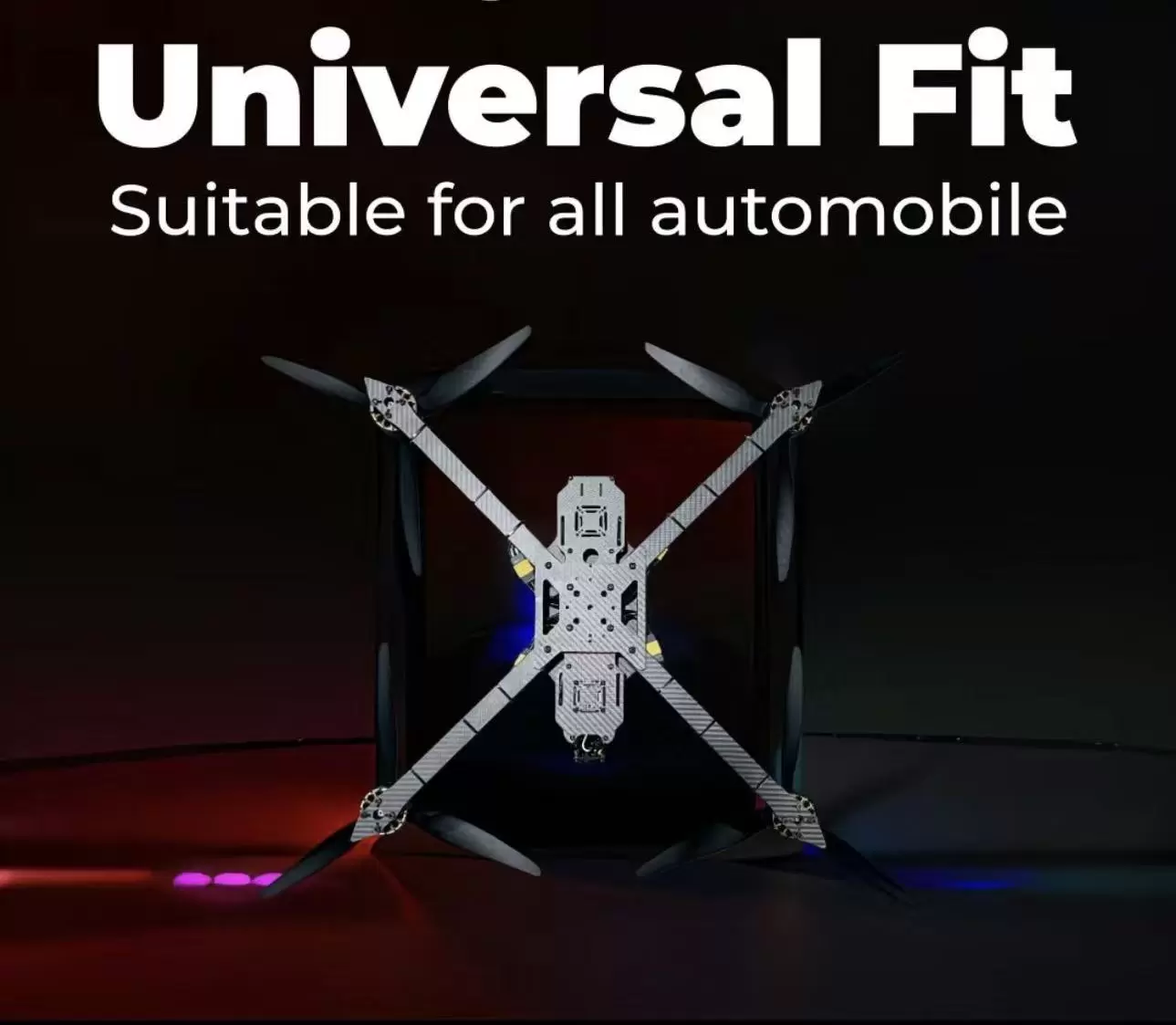 AIガイダンスと光ファイバー伝送を備えた15インチFPVドローン