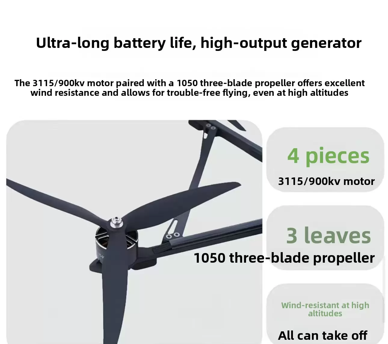 AIガイダンスと光ファイバー伝送を備えた10インチFPVドローン